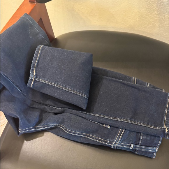 WHBM Dark Blue Denim skinny Jeans size 8 - Picture 4 of 6